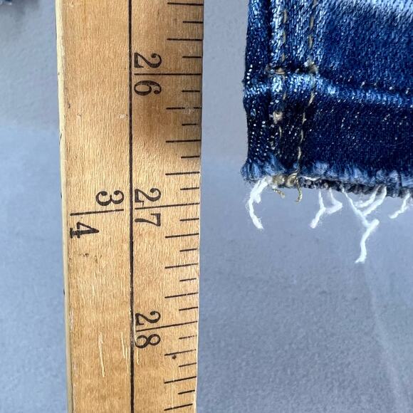 Kancan Jeans Women's 9/28 Blue Geneva High Rise Ankle Skinny Preppy Normcore - Picture 5 of 14